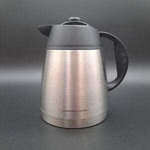 Starbucks Barista Aroma Thermal Coffee Carafe Stainless Steel BA1TC Silver Black